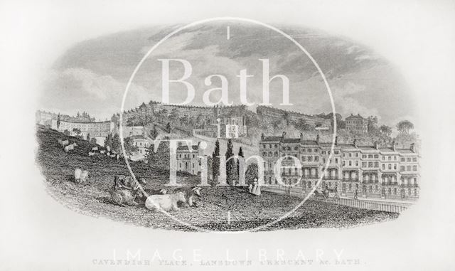 Cavendish Place, Lansdown Crescent &c., Bath c.1837