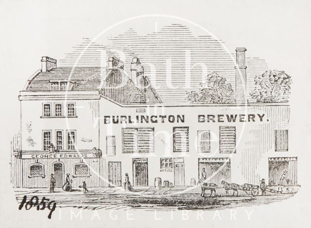 The Burlington Brewery, Julian Road, Bath 1859