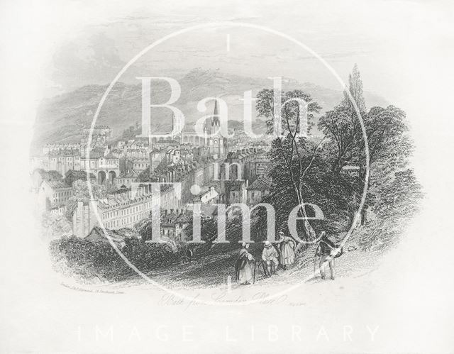 Bath from Camden Place (now Camden Crescent) 1841