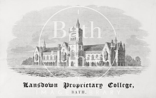 Lansdown Proprietary College, Bath 1856