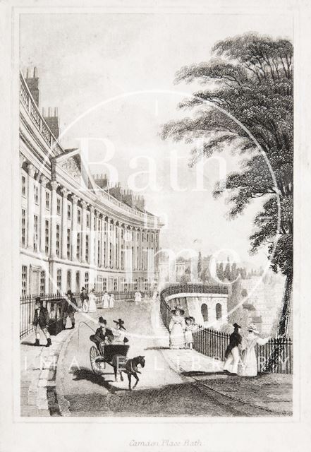 Camden Place (now Camden Crescent), Bath c.1800?