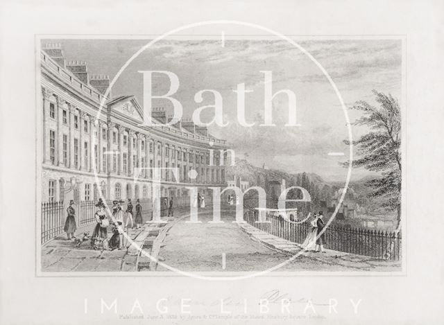 Camden Place (now Camden Crescent), Bath 1829