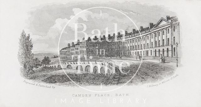 Camden Place (now Camden Crescent), Bath 1845