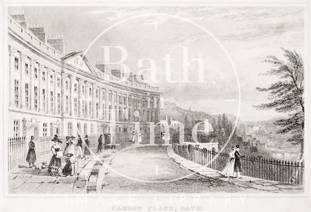 Camden Crescent, Bath 1829