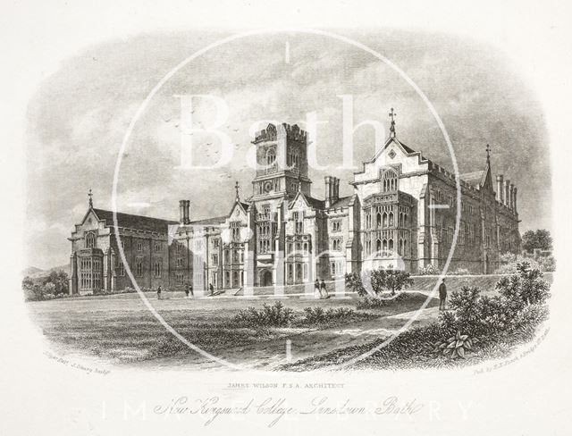 New Kingswood College, Lansdown, Bath c.1886