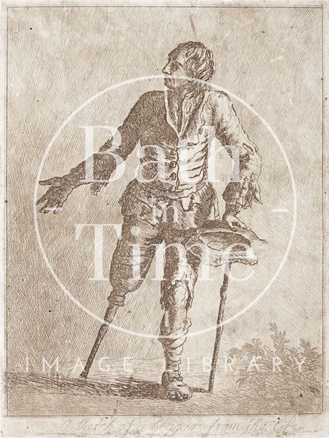 Sketch of a beggar from the life c.1770