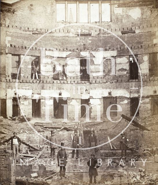 Theatre Royal, Bath destroyed by fire 1862