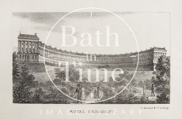 Royal Crescent, Bath 1823