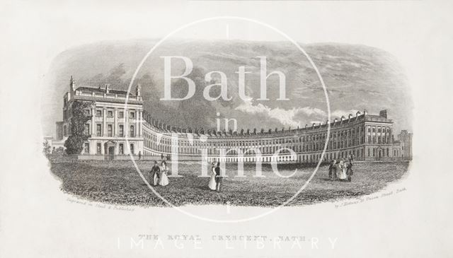 The Royal Crescent, Bath c.1837