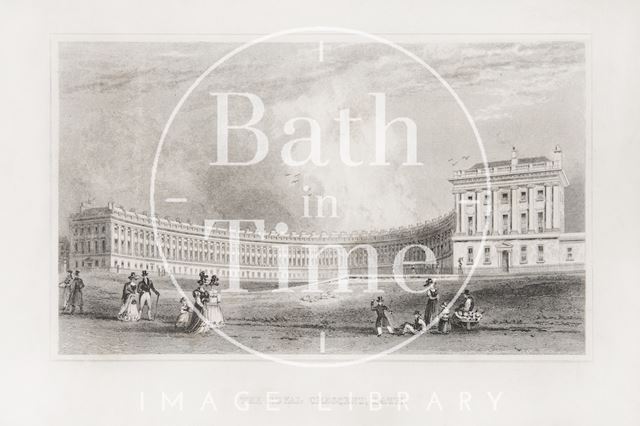 Royal Crescent, Bath 1829