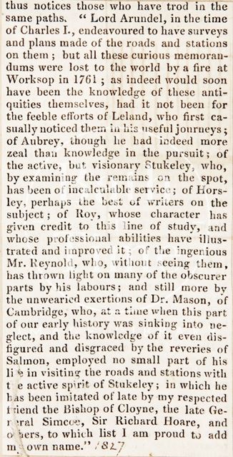 The obituary of Rev. Thomas Leman 1827