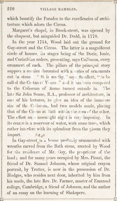 A page from Rambles about Bath and its Neighbourhood 1847