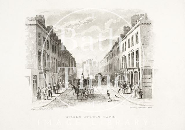 Milsom Street, Bath c.1845