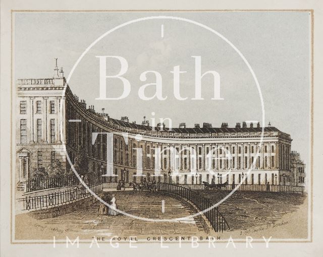 Royal Crescent, Bath c.1851