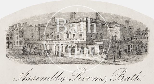 Assembly Rooms, north side, Bath 1870