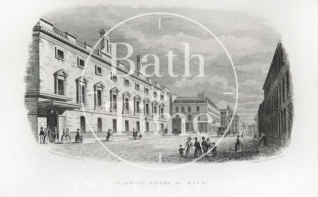 Assembly Rooms, Bath c.1845