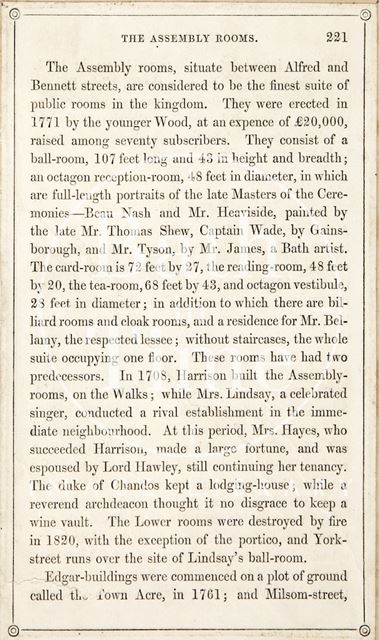 A page from Rambles about Bath and its Neighbourhood 1847