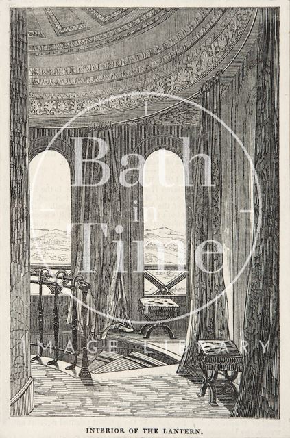 Interior of the Lantern, Beckford's Tower, Bath 1845