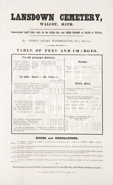 Pamphlet from the consecration of William Beckford 1848