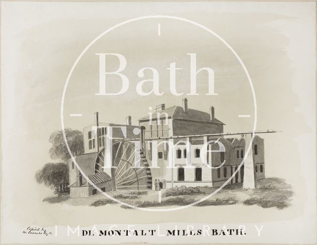 De Montalt Mills, Combe Down, Bath c.1850