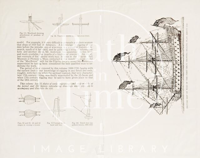 A Pamphlet on the Rigging of Ships 1600-1720