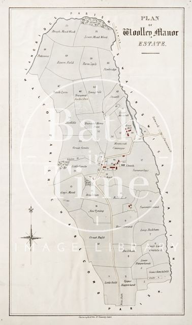 Plan of Woolley Manor Estate