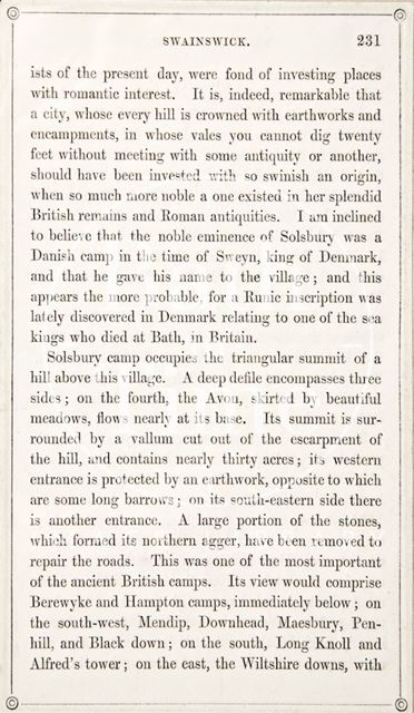 Page 231 from Rambles about Bath and its Neighbourhood 1847