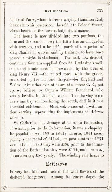 Page 239 from Rambles about Bath and its Neighbourhood 1847