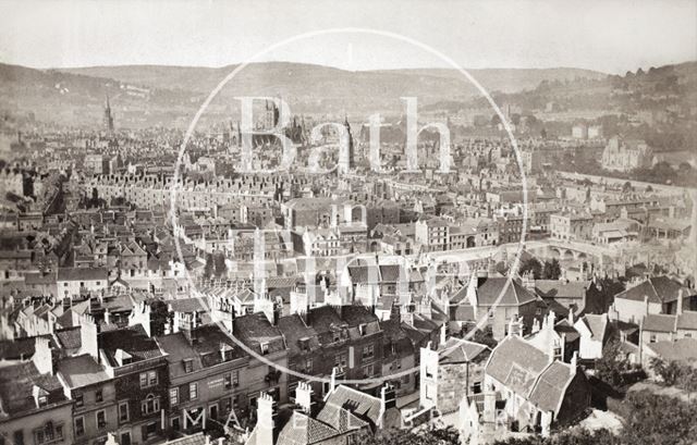 Bath from Beechen Cliff c.1880