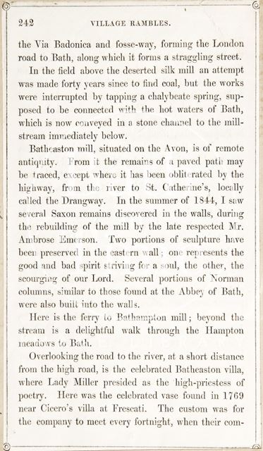 Page 242 from Rambles about Bath and its Neighbourhood 1847