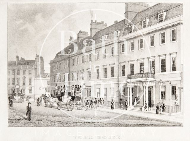 York House Hotel, Bath 1829