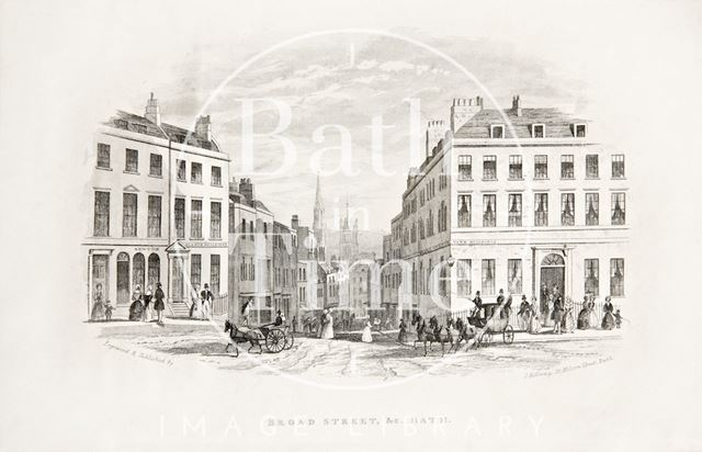 Broad Street &c., Bath c.1845