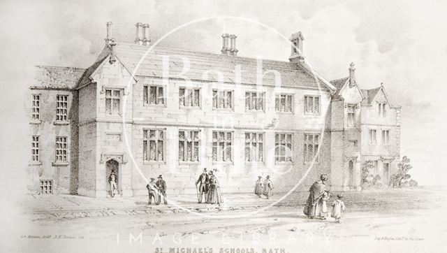 St. Michael's Schools, Bath c.1841