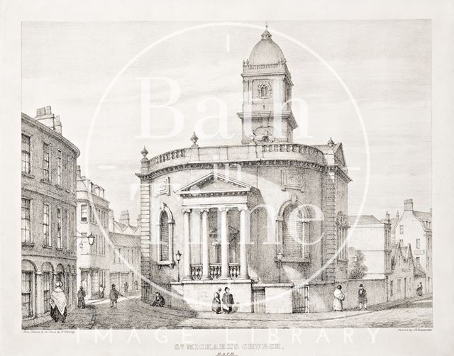 St. Michael's Church, Bath c.1833