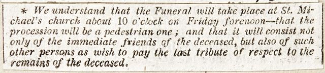 the funeral of John Richards