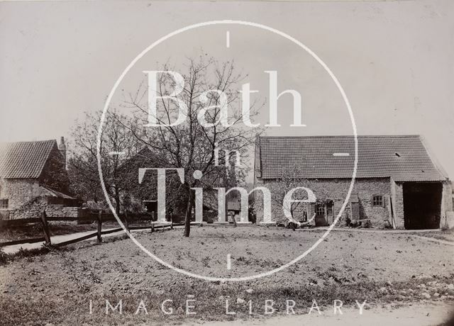 Medieval tithe barn, Twerton, Bath c.1904