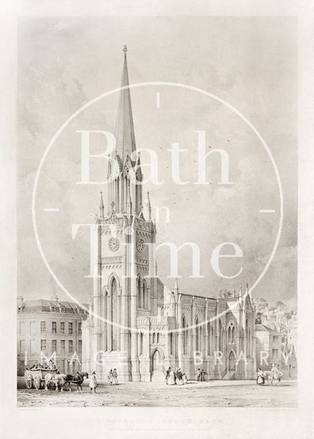 St. Michael's Church, Bath c.1837