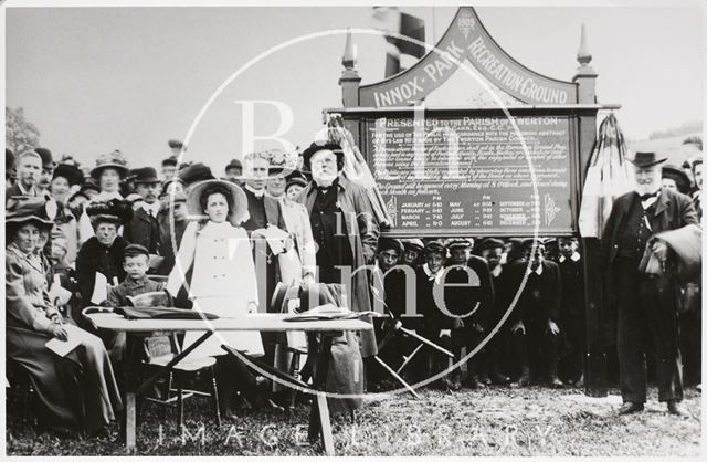 Innox Park Recreation Ground, Twerton, Bath 1909