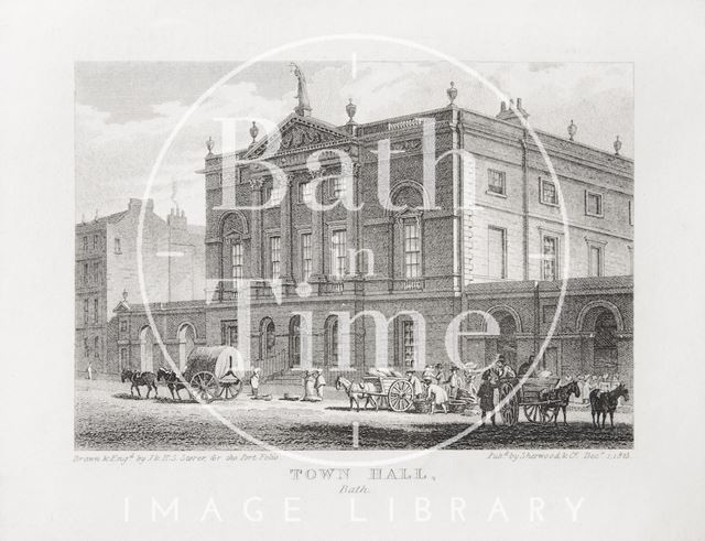 Town Hall, Bath 1823