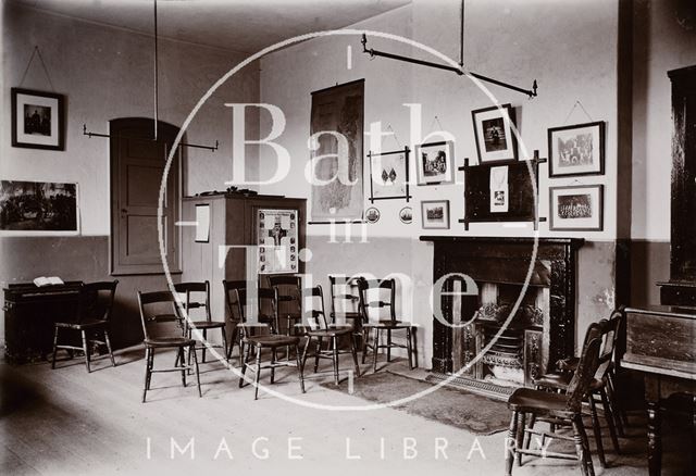 Interior of the Church Room, Twerton, Bath c.1890