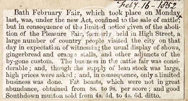 The annual fair 1854