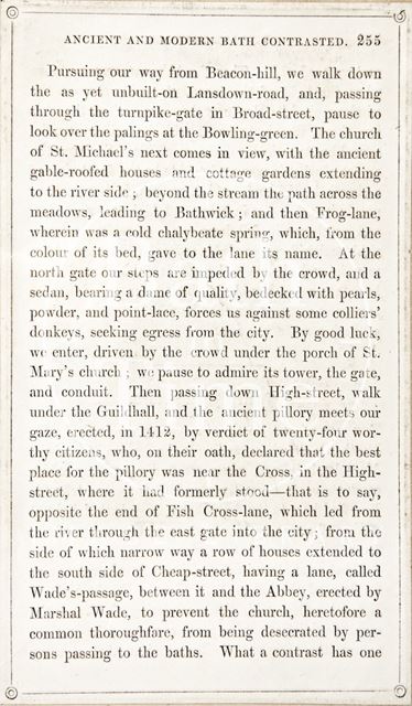 Page 255 from Rambles about Bath and its Neighbourhood 1847