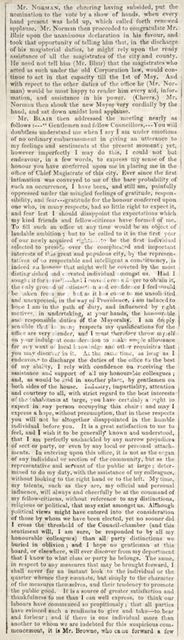 The successful and unsuccessful candidates for the various Wards of the Town Council of Bath 1836 - continued