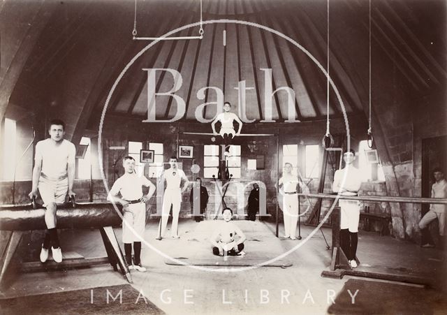 St. Peter's Gym interior, Twerton, Bath c.1890