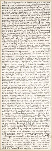 Celebrating the remission of the window tax 1852