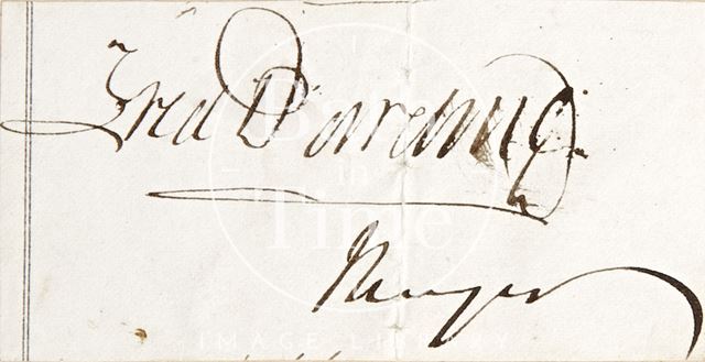 Signature of Fredrick Dowding, Mayor of Bath