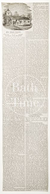 Article from the Church Rambler concerning St. Leonard's Church, Farleigh Hungerford, Somerset 1875