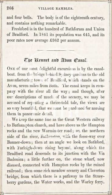 Page 266 from Rambles about Bath and its Neighbourhood 1847