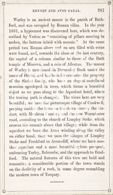 Page 267 from Rambles about Bath and its Neighbourhood 1847