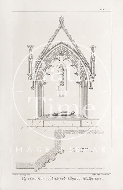 Processed Tomb, Bradford-on-Avon, Wiltshire 1858